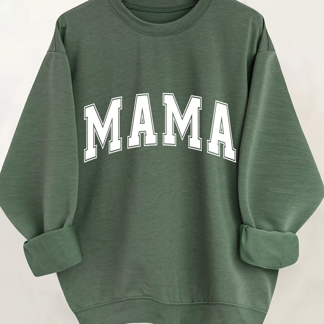 Sweatshirt com Impressão de Letras, Feminina
