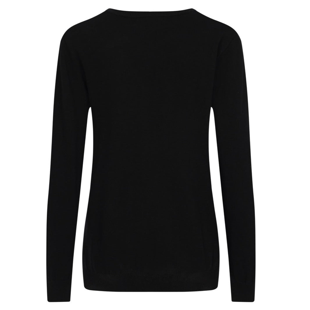 Sweater Preto com Raio para Mulheres – Estilo Retro dos Anos