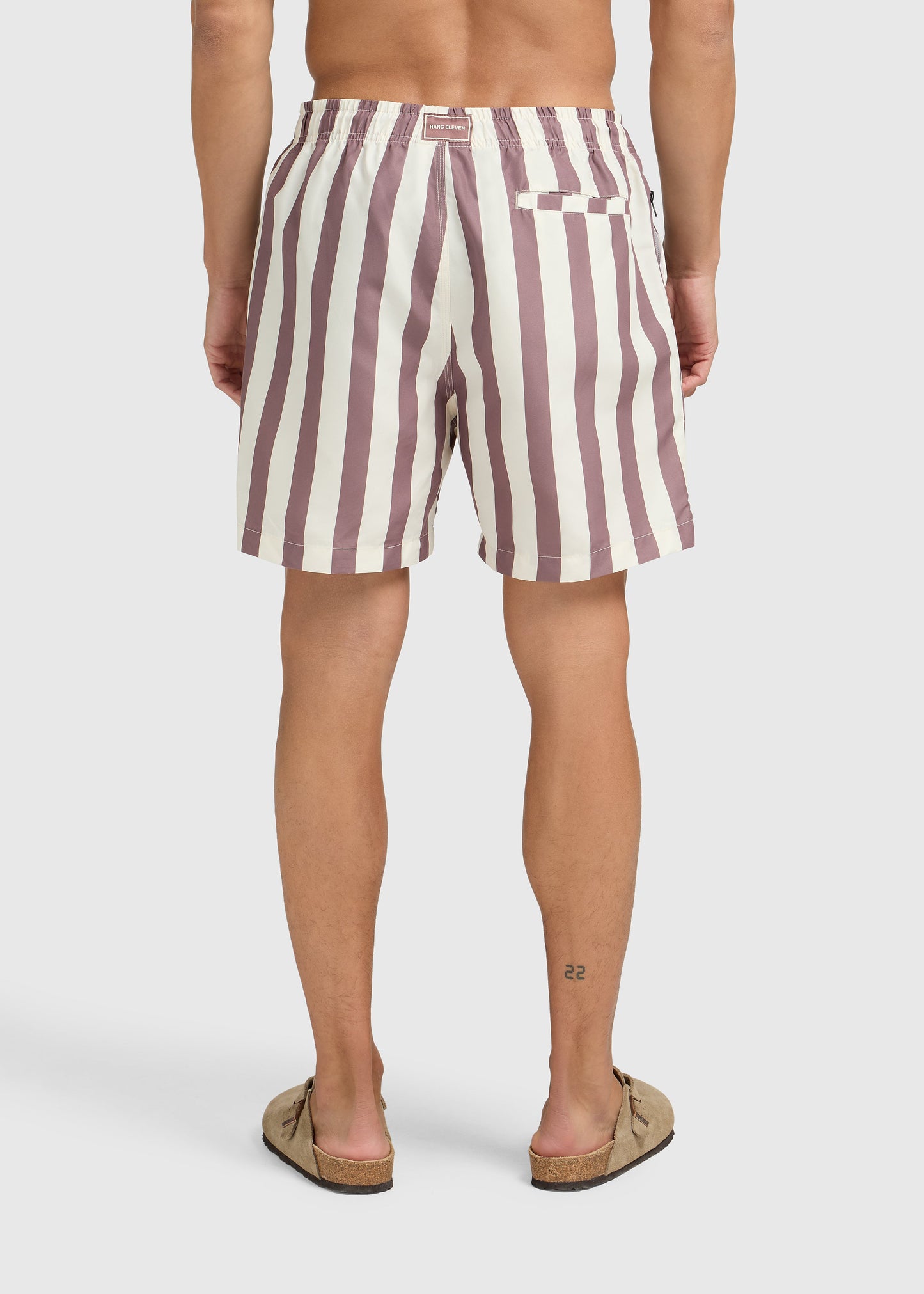 Calções de Natação Stripe - Malva