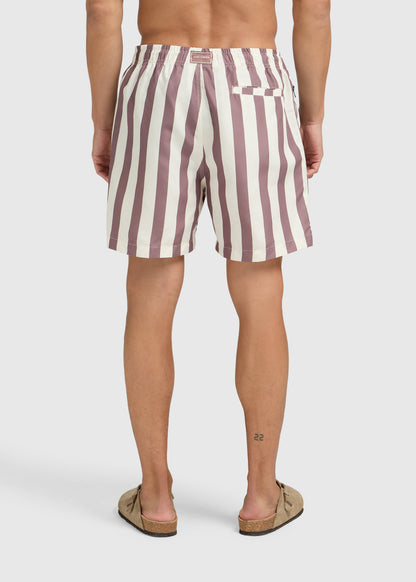 Calções de Natação Stripe - Malva