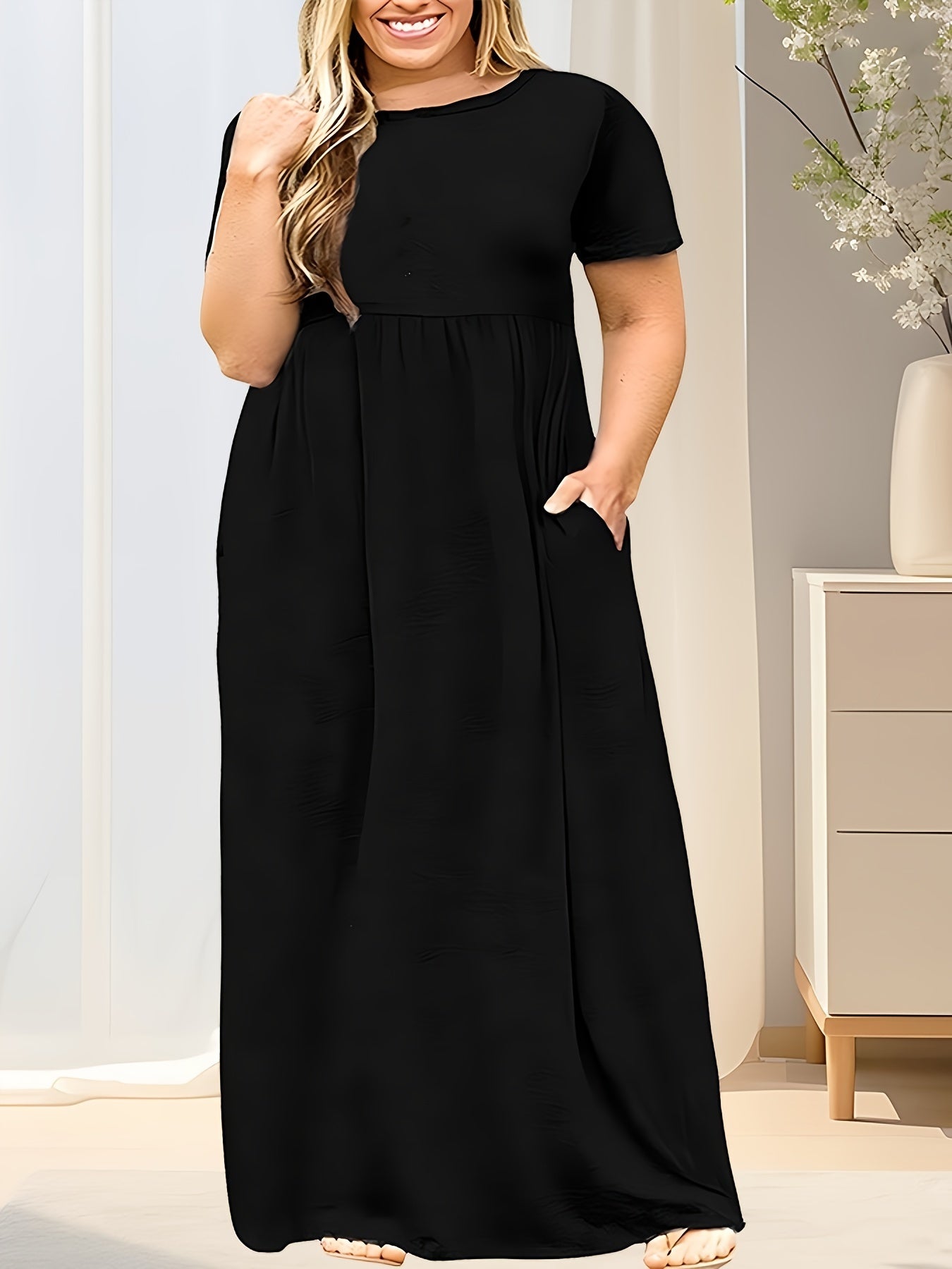 Vestido Noor Essence Luxe Plus Size Maxi