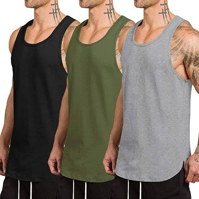 Pack de 3 Camisolas de Ginásio de Secagem Rápida (Apenas EUA)