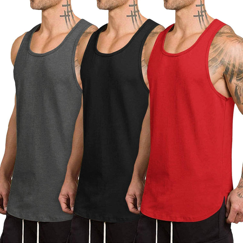 Pack de 3 Camisolas de Ginásio de Secagem Rápida (Apenas EUA)