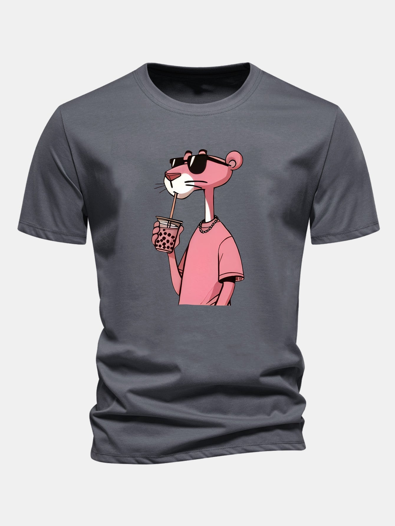 T-Shirt Pink Panther em Algodão Premium