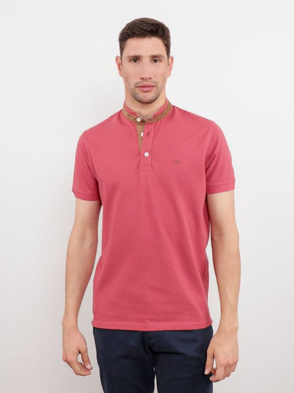 Polo Piqué Pé De Gola C/ Tecido Sintético