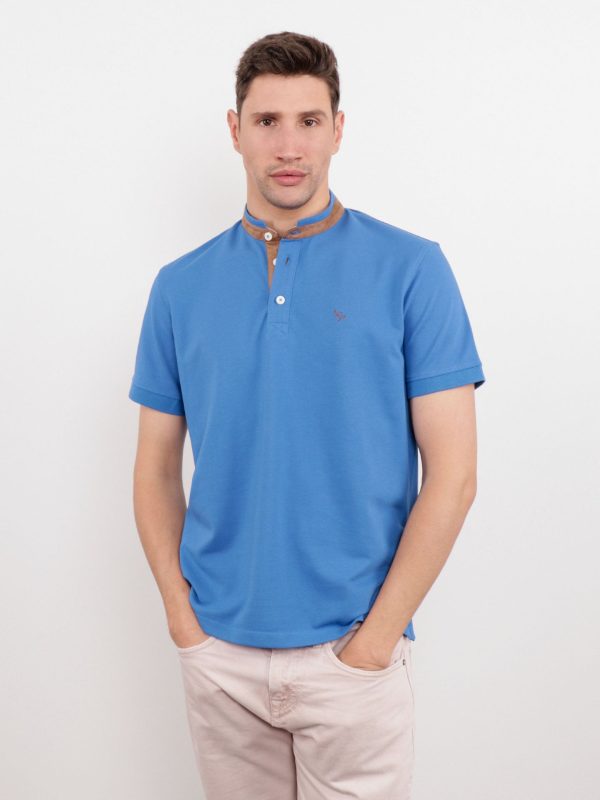 Polo Piqué Pé De Gola C/ Tecido Sintético