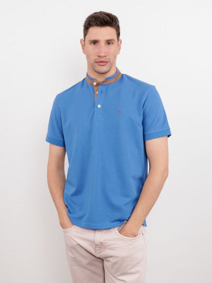 Polo Piqué Pé De Gola C/ Tecido Sintético