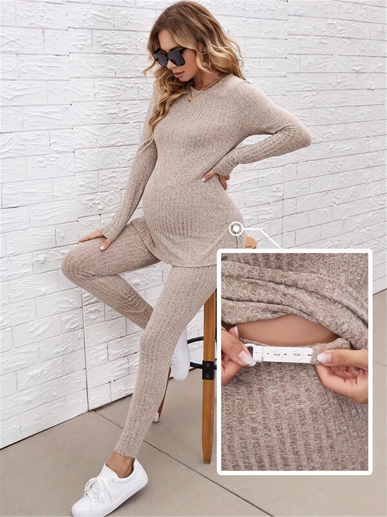 Conjunto Maternelle Grace Luxe Ajustável para Gravidez