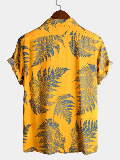 Camisa Pacific Breeze Luxe Tropical em Algodão