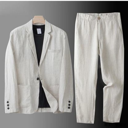 Conjunto Elegante de Linho Premium
