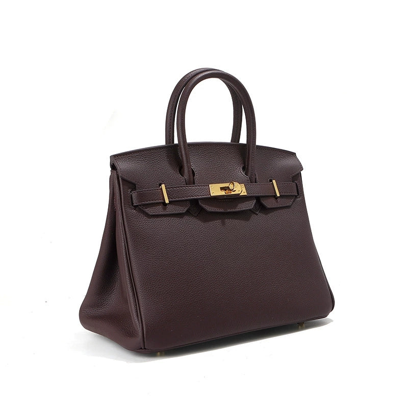 Jane – Bolsa Premium em Couro Genuíno Pebbled