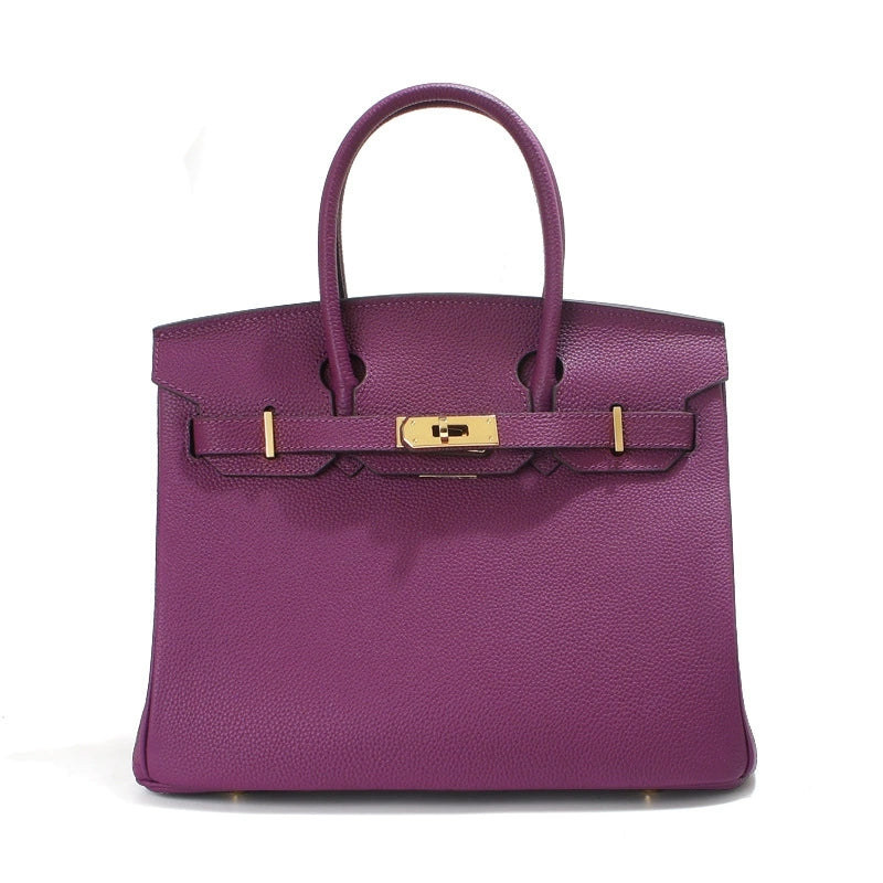 Jane – Bolsa Premium em Couro Genuíno Pebbled