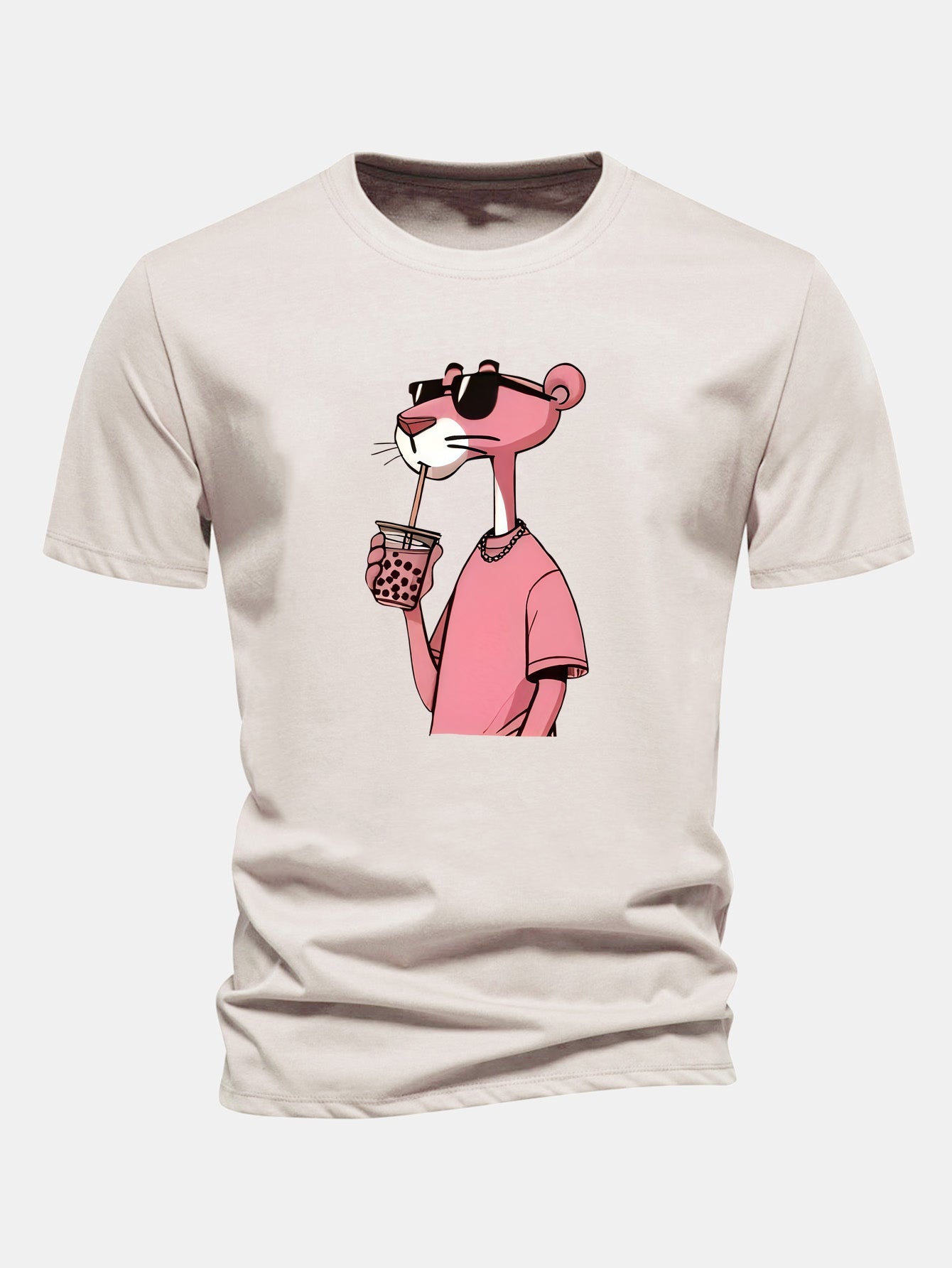 T-Shirt Pink Panther em Algodão Premium