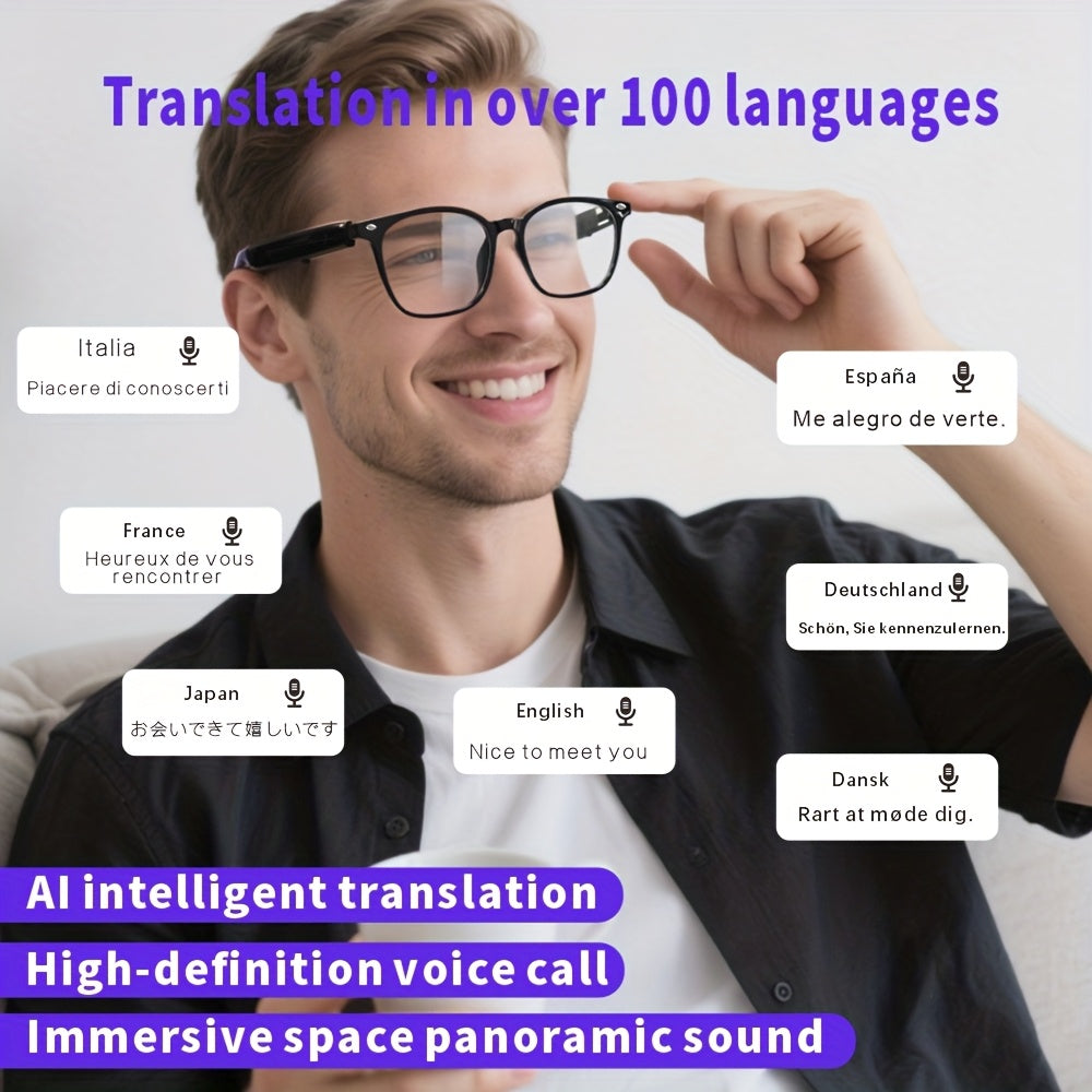 Óculos Inteligentes de Tradução AI SENBONO Aura