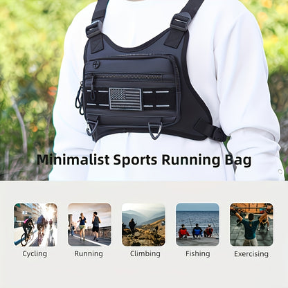 Mochila Peitoral Desportiva Velocity Pro Luxe Multifuncional
