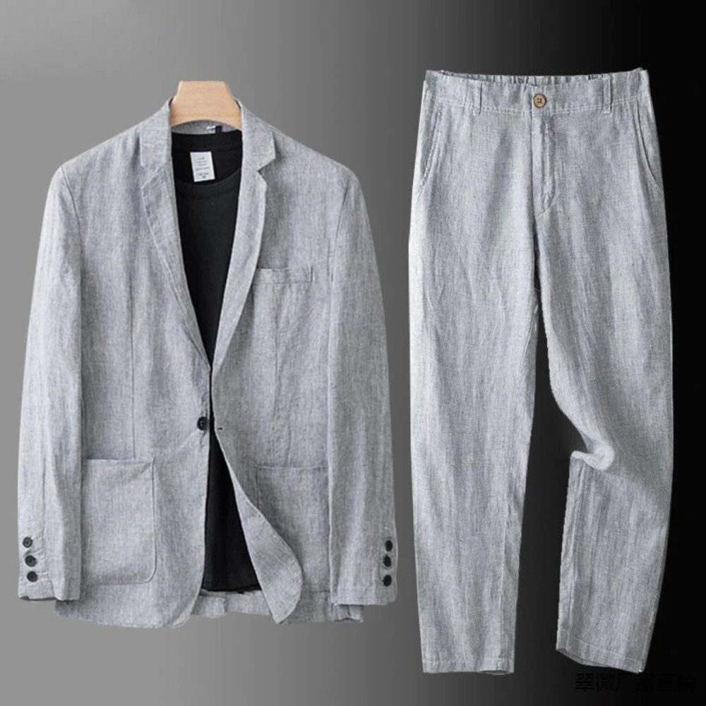 Conjunto Elegante de Linho Premium