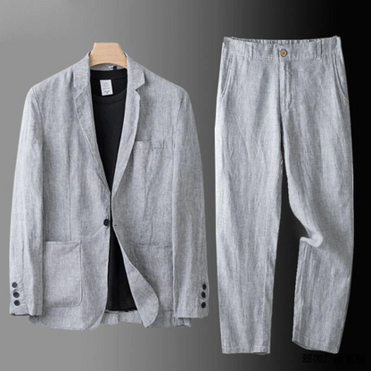 Conjunto Elegante de Linho Premium
