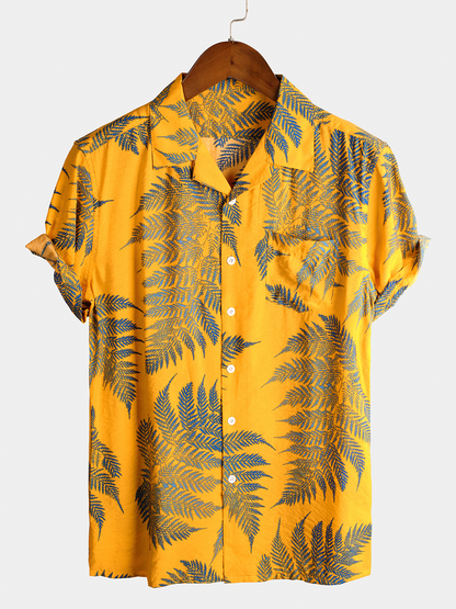 Camisa Pacific Breeze Luxe Tropical em Algodão