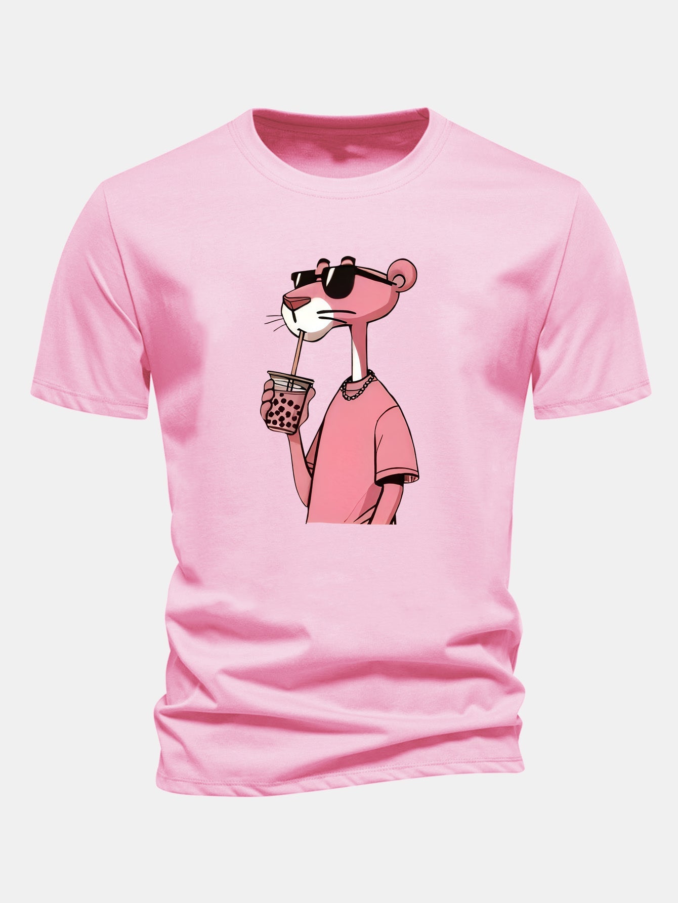 T-Shirt Pink Panther em Algodão Premium