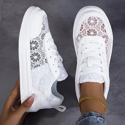 Dentelle | Sapatilhas em Renda Floral