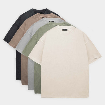 Conjunto Prestige 5-Pack T-Shirts Relaxed Wash