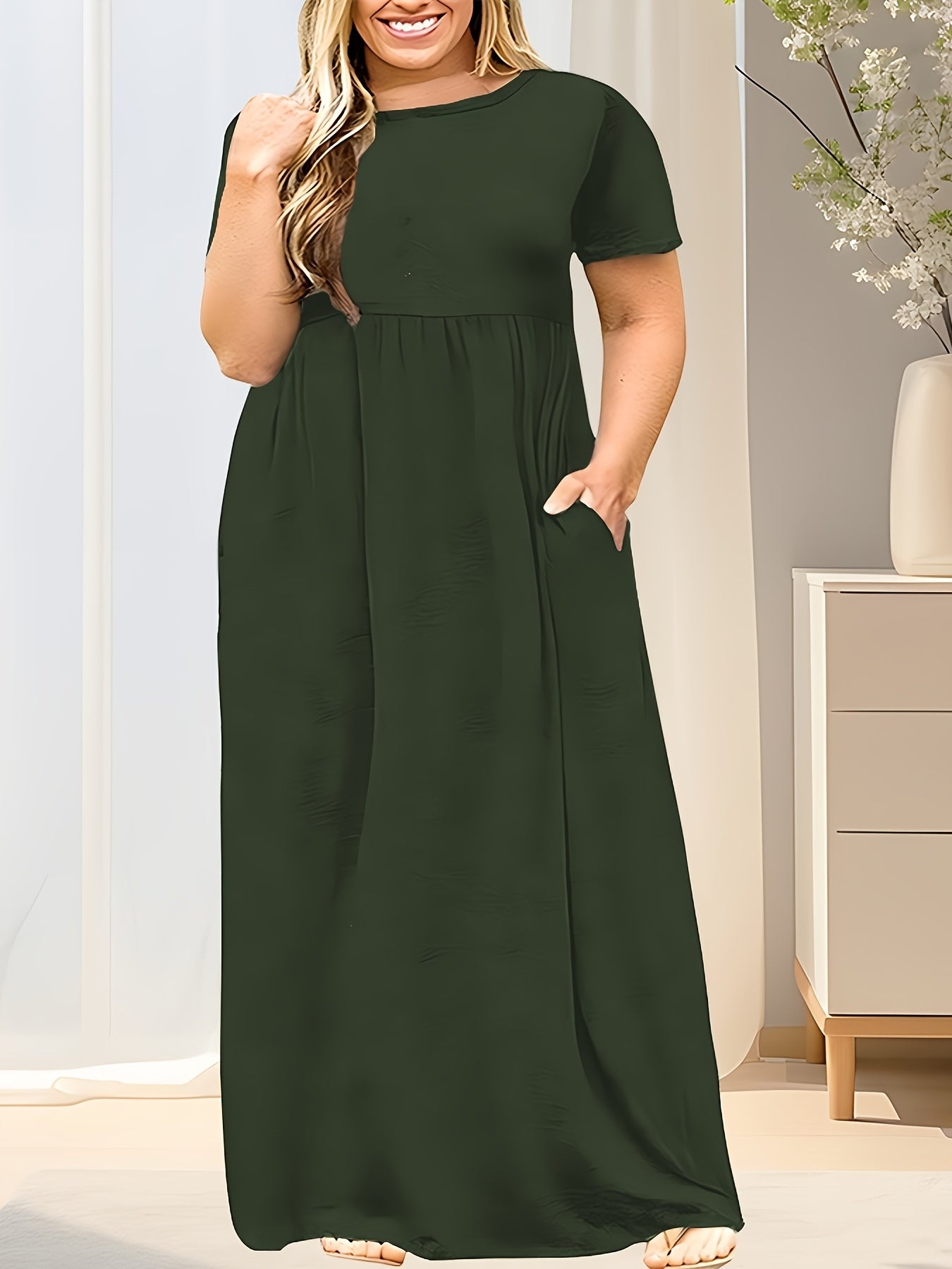 Vestido Noor Essence Luxe Plus Size Maxi