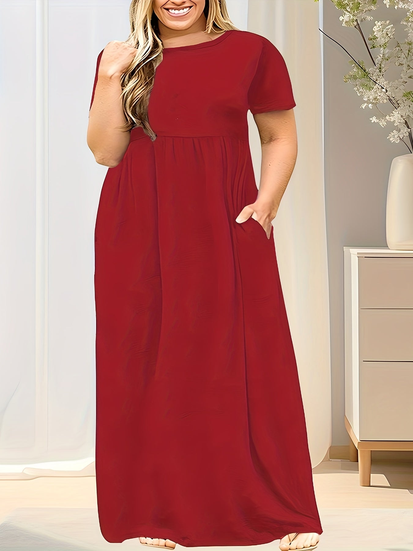 Vestido Noor Essence Luxe Plus Size Maxi