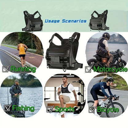 Mochila Peitoral Desportiva Velocity Pro Luxe Multifuncional