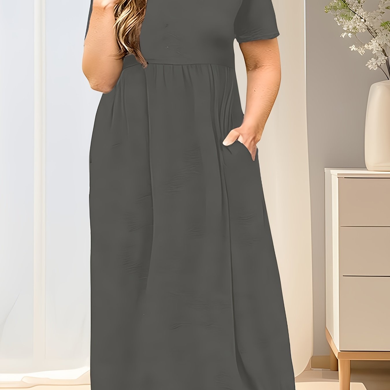 Vestido Noor Essence Luxe Plus Size Maxi