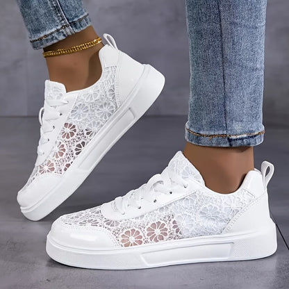 Dentelle | Sapatilhas em Renda Floral