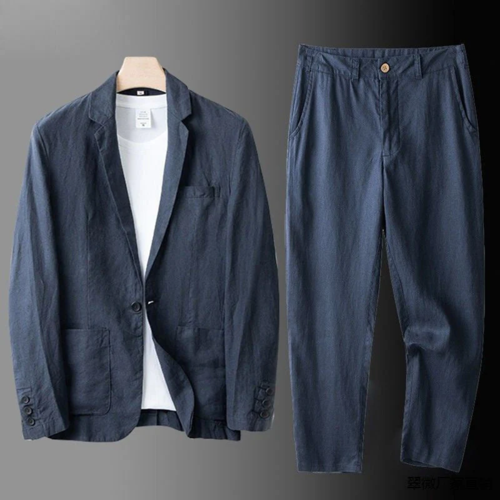 Conjunto Elegante de Linho Premium