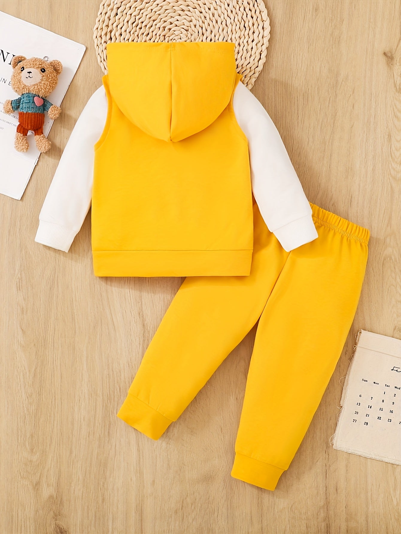 Conjunto Luxe Little Explorer de 3 Peças com Ursinho