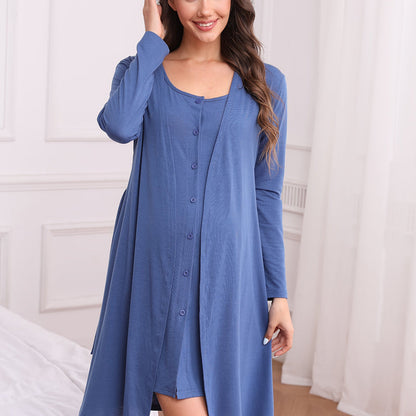 Novo Conjunto Confortável de Roupa para Gestantes