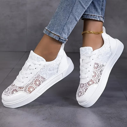 Dentelle | Sapatilhas em Renda Floral