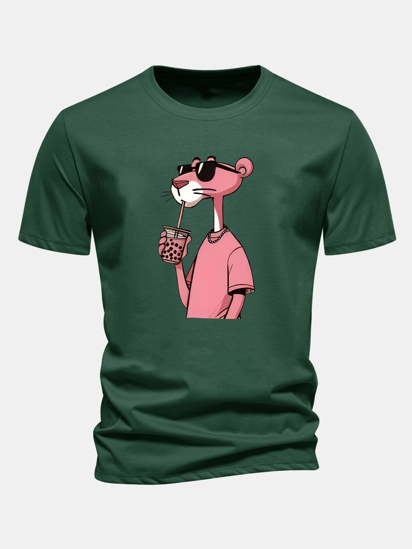 T-Shirt Pink Panther em Algodão Premium