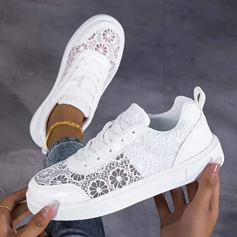 Dentelle | Sapatilhas em Renda Floral