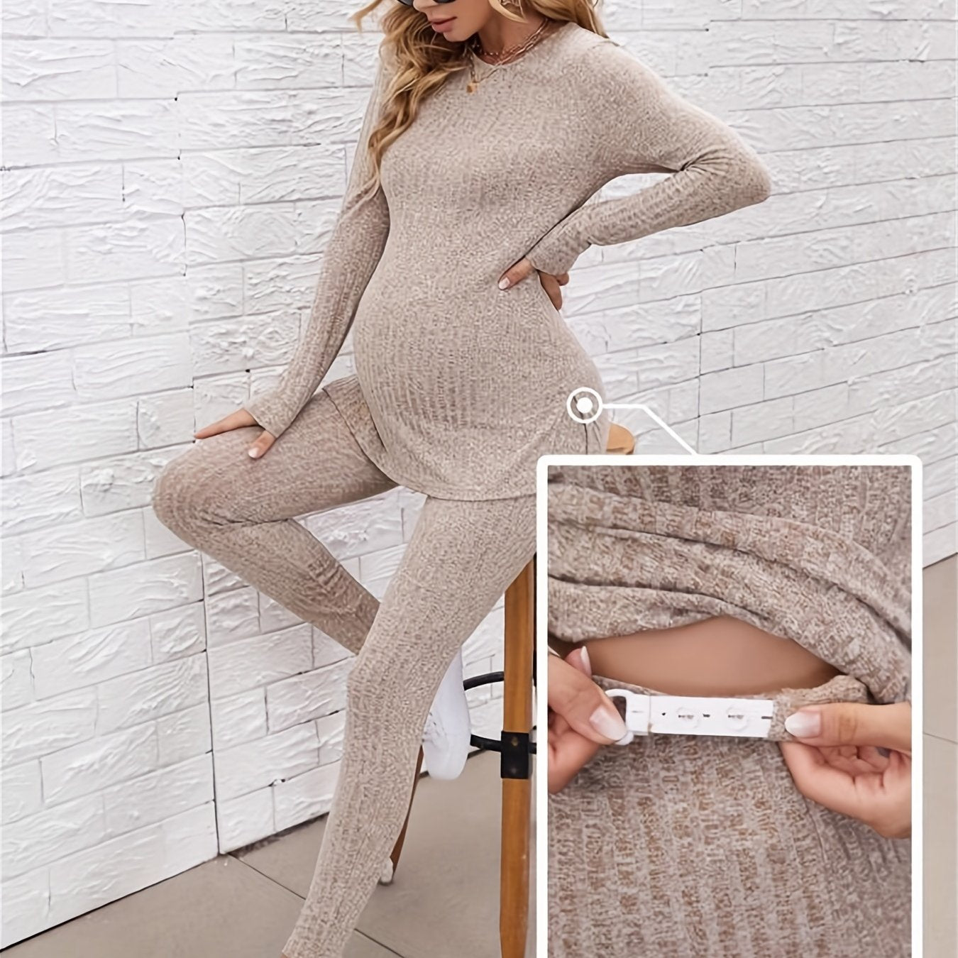 Conjunto Maternelle Grace Luxe Ajustável para Gravidez