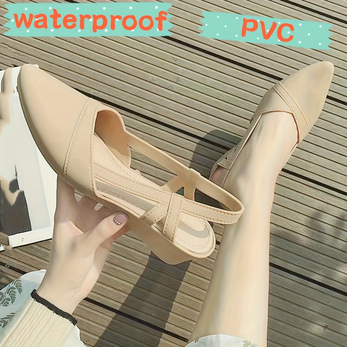 Sapatos Veloura Luxe de Cunha com Biqueira Pontiaguda