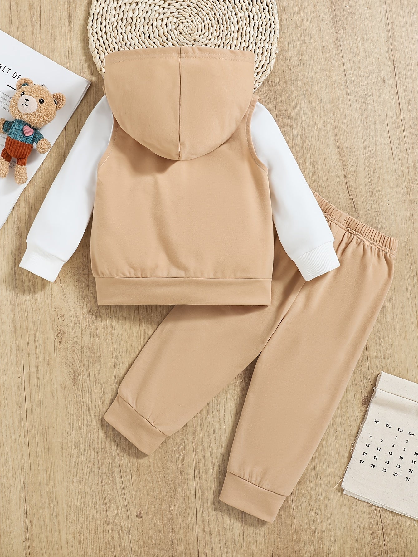 Conjunto Luxe Little Explorer de 3 Peças com Ursinho
