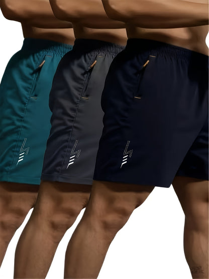 Calções Desportivos ThunderFlex Luxe 3-Pack de Secagem Rápida