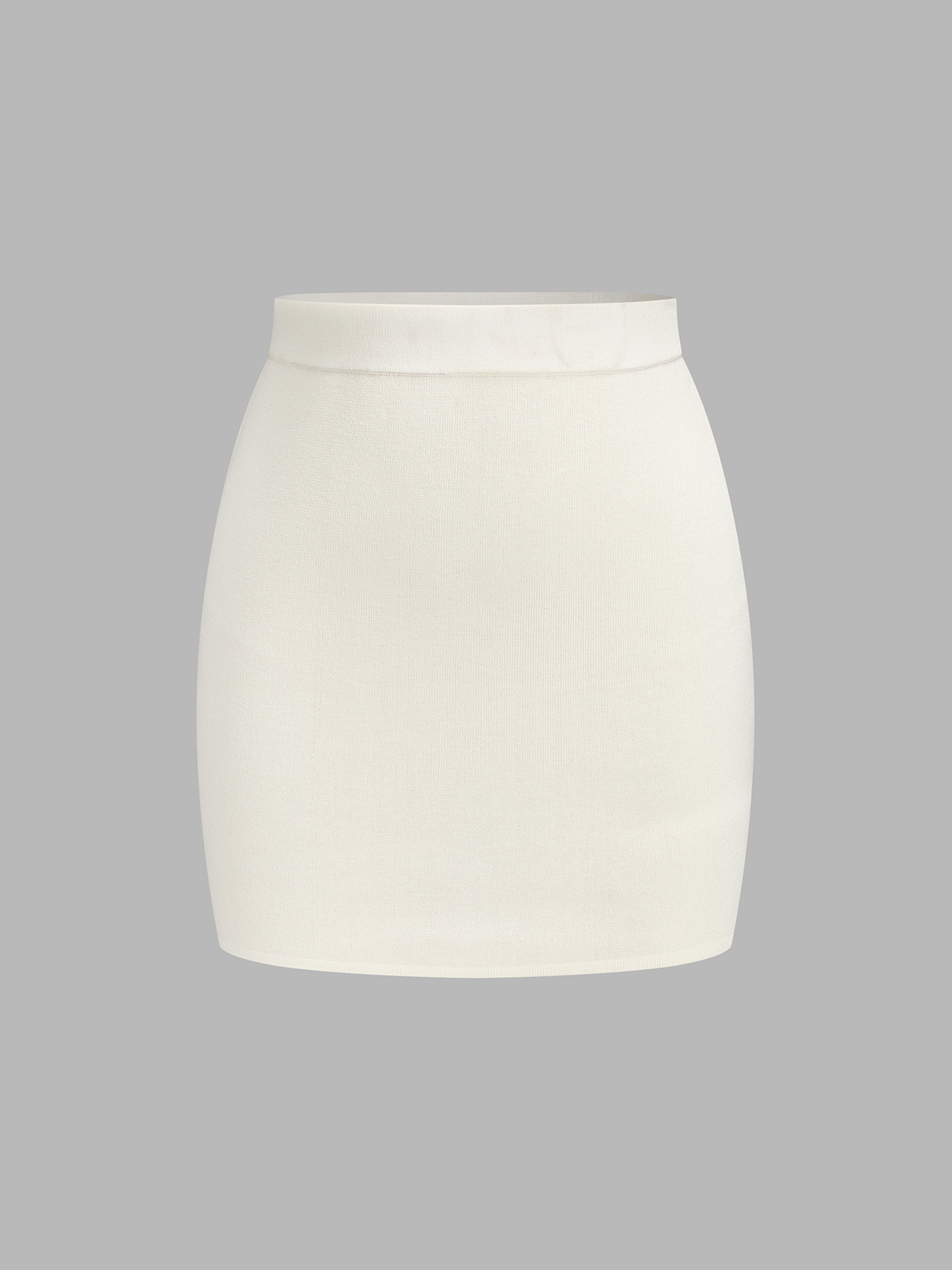 Conjunto de Top de Capa Assimétrica em Malha & Saia Mini