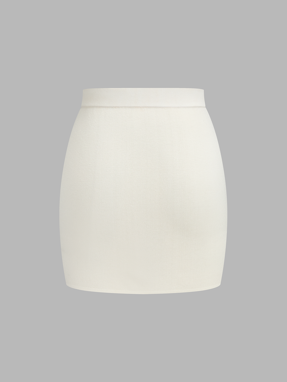 Conjunto de Top de Capa Assimétrica em Malha & Saia Mini