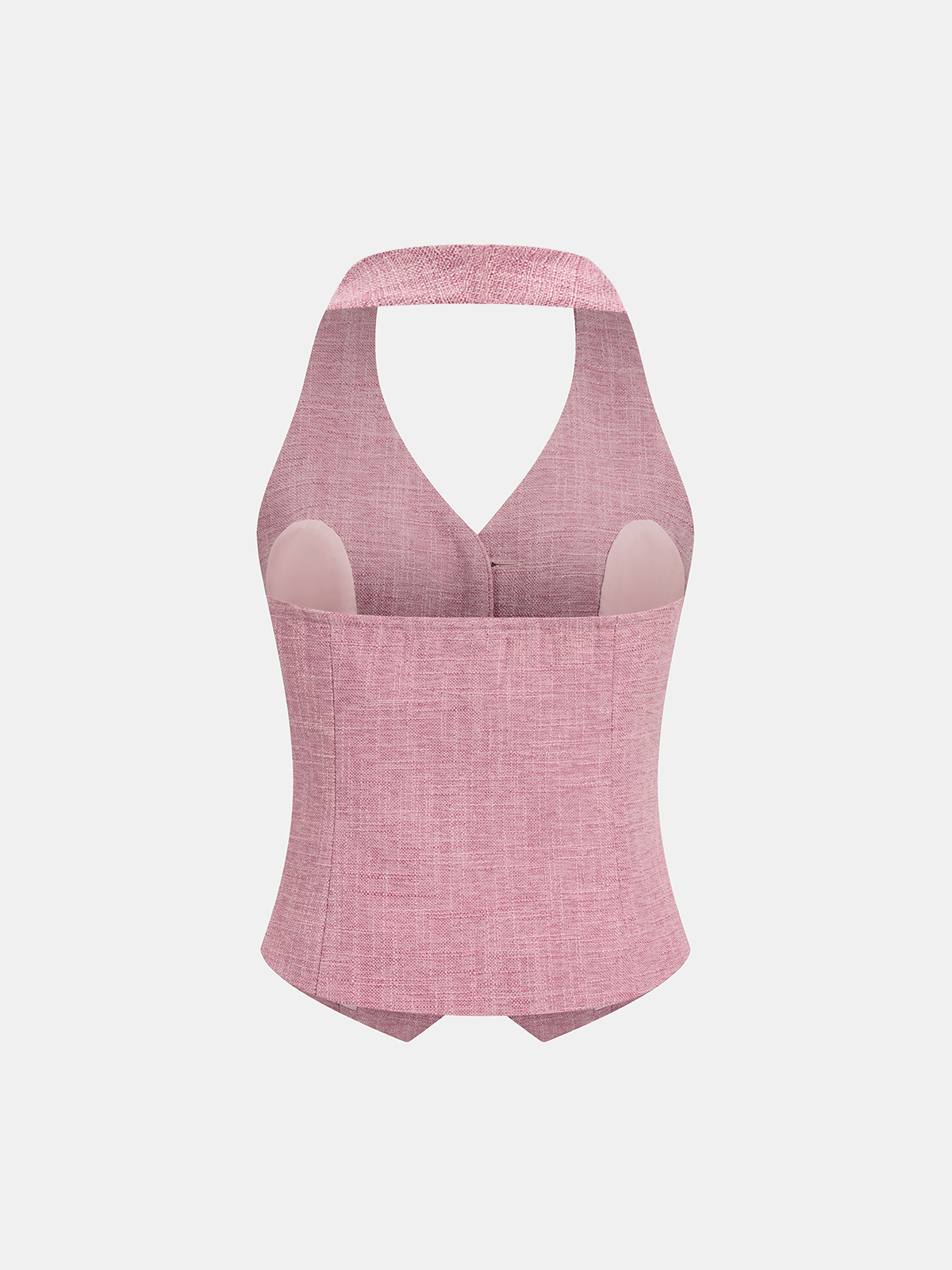 Conjunto de Top Halter & Calças Largas