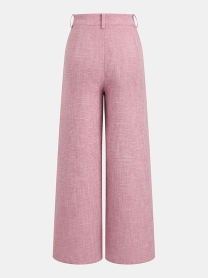 Conjunto de Top Halter & Calças Largas