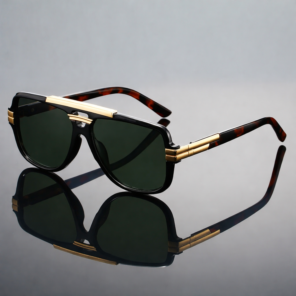Óculos de Sol Luxuosos e Elegantes Retro