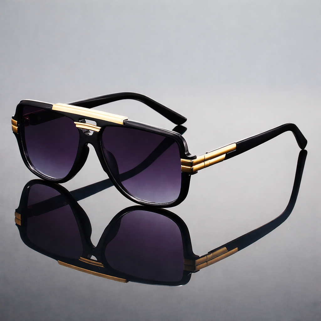 Óculos de Sol Luxuosos e Elegantes Retro