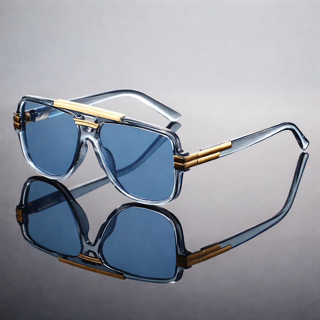 Óculos de Sol Luxuosos e Elegantes Retro
