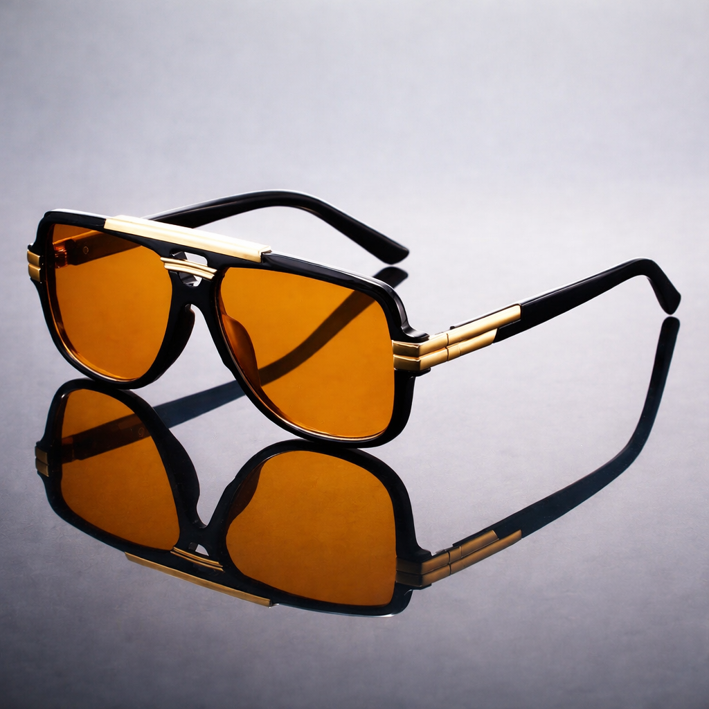 Óculos de Sol Luxuosos e Elegantes Retro