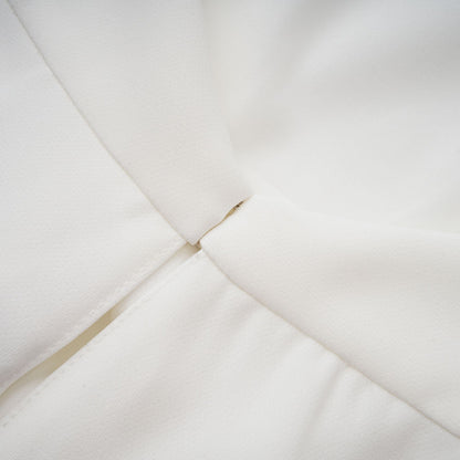 Vestido longo em camadas com alças halter