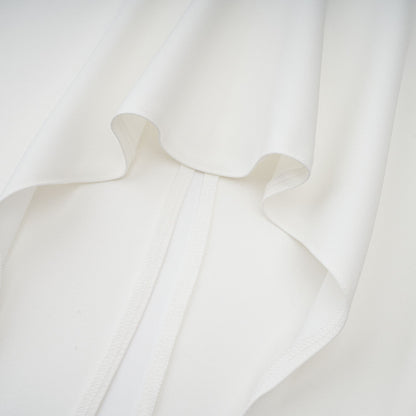 Vestido longo em camadas com alças halter